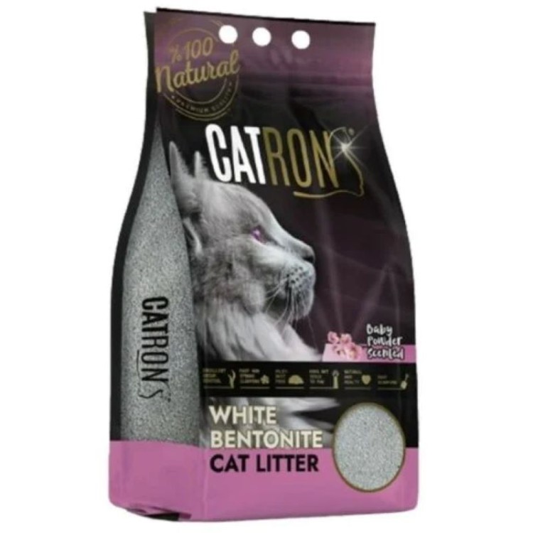 CATRON ΑΜΜΟΣ ΓΑΤΑΣ ΛΕΥΚΟΣ ΜΠΕΤΟΝΙΤΗΣ BABBY POWDER 10lt