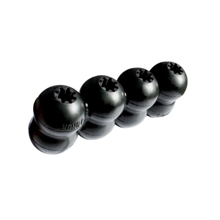 KONG EXTREME GOODIE RIBBON MEDIUM ΠΑΙΧΝΙΔΙ ΣΚΥΛΟΥ ΜΑΥΡΟ
