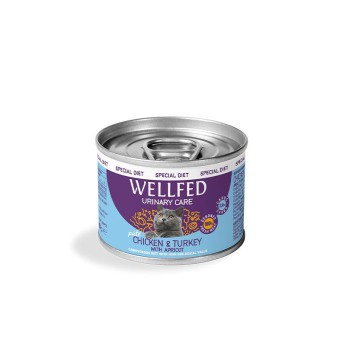 WELLFED SPECIAL DIET URINARY CARE ADULT CAT ΠΑΤΕ ΚΟΤΟΠΟΥΛΟ ΓΑΛΟΠΟΥΛΑ ΚΑΙ ΒΕΡΙΚΟΚΟ 200gr WELLFED SPECIAL DIET URINARY CARE ADULT CAT ΠΑΤΕ ΚΟΤΟΠΟΥΛΟ ΓΑΛΟΠΟΥΛΑ ΚΑΙ ΒΕΡΙΚΟΚΟ 200gr