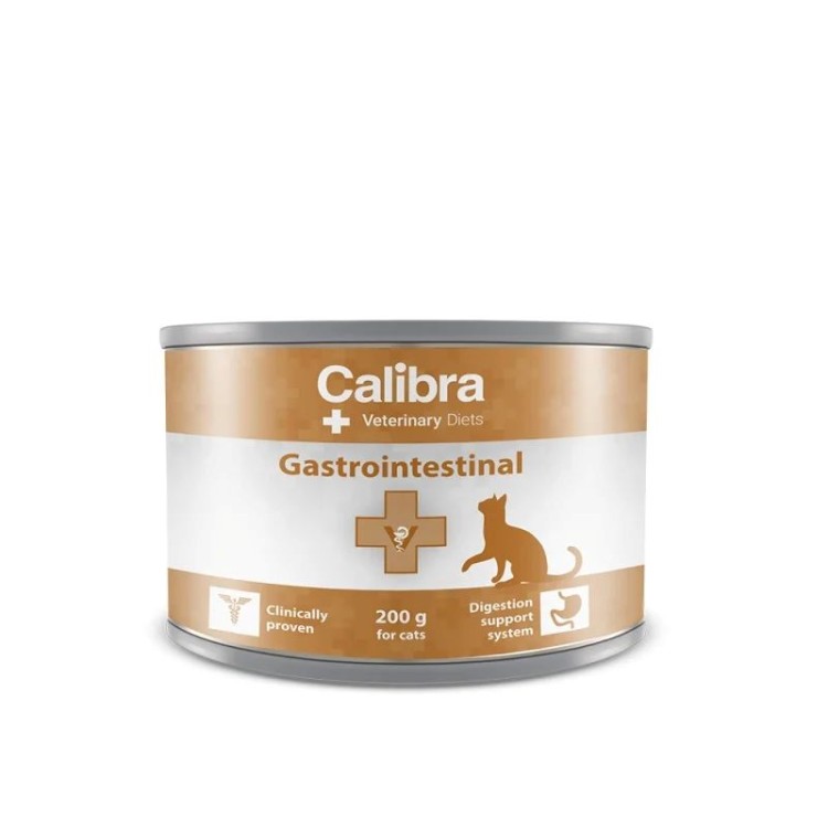 CALIBRA VET DIET GASTROINTESTINAL ADULT AND SENIOR CAT WET FOOD 200gr