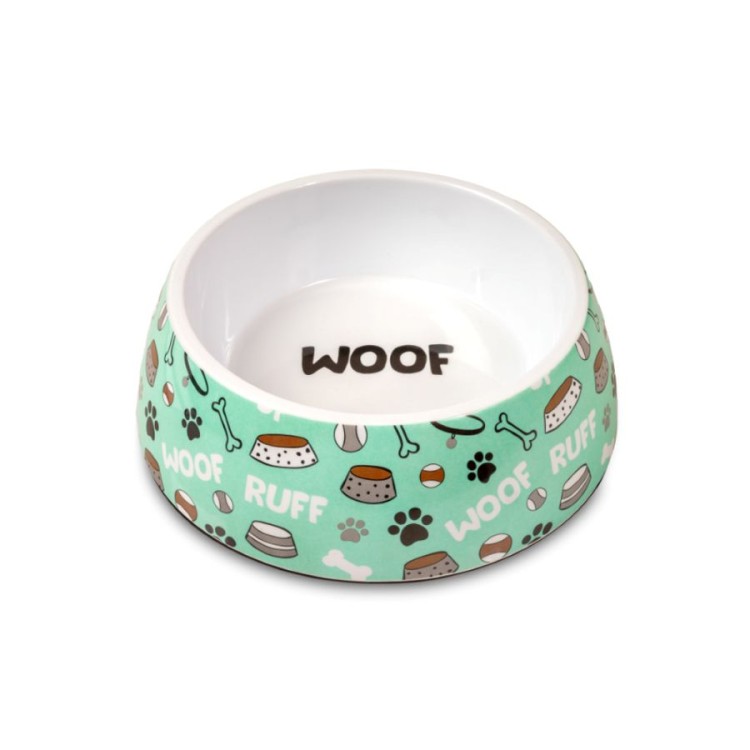 GLEE WOOF RUFF ΜΠΟΛ ΜΕΛΑΜΙΝΗΣ ΦΑΓΗΤΟΥ ΚΑΙ ΝΕΡΟΥ MEDIUM 500ml