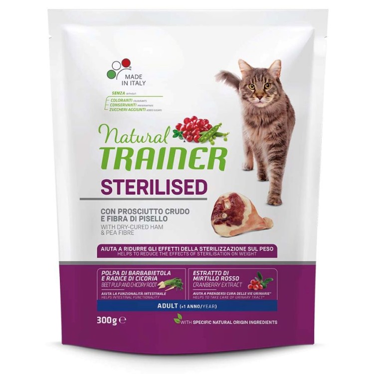 NATURAL TRAINER STERILISED ADULT CAT ΠΡΟΣΟΥΤΟ 300gr