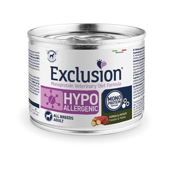 EXCLUSION VETERINARY DIET HYPOALLERGENIC HORSE AND POTATO ADULT DOG ALL BREEDS 200GR