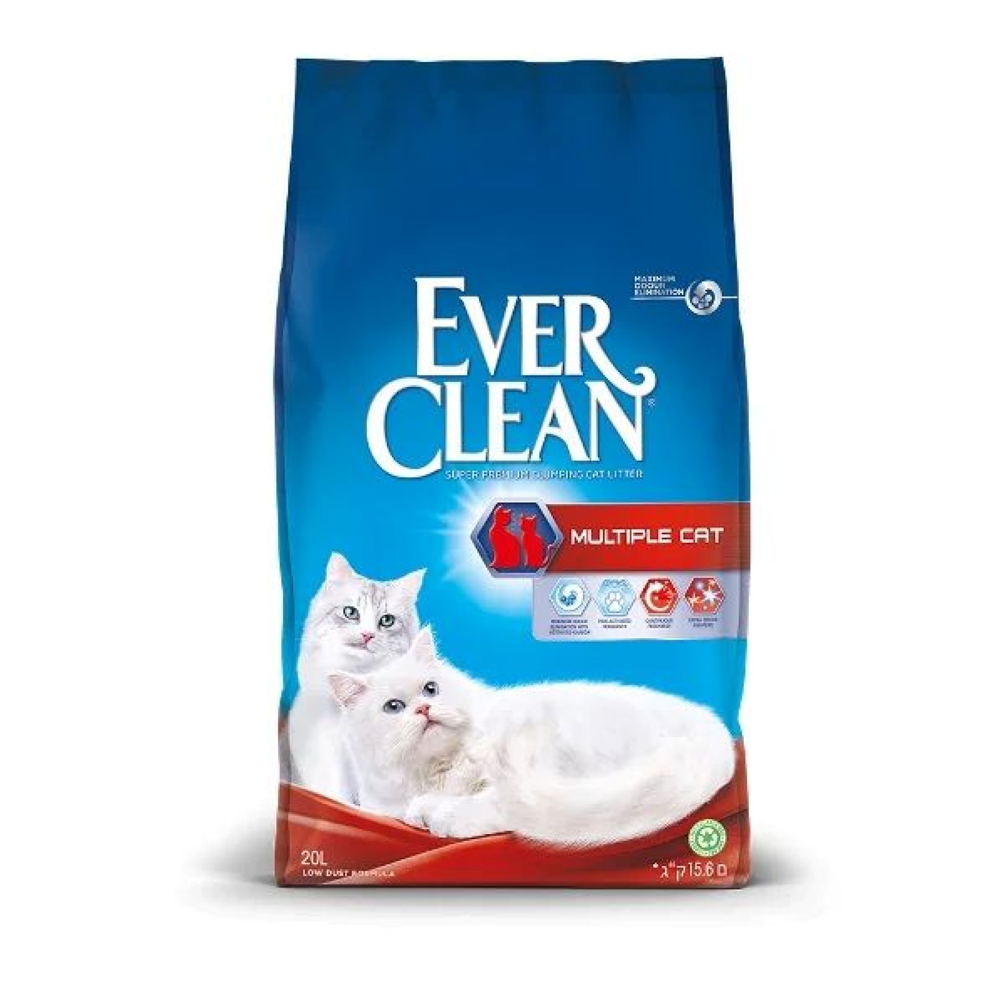 EVER CLEAN MULTIPLE CLUMPING CAT LITTER 20lt