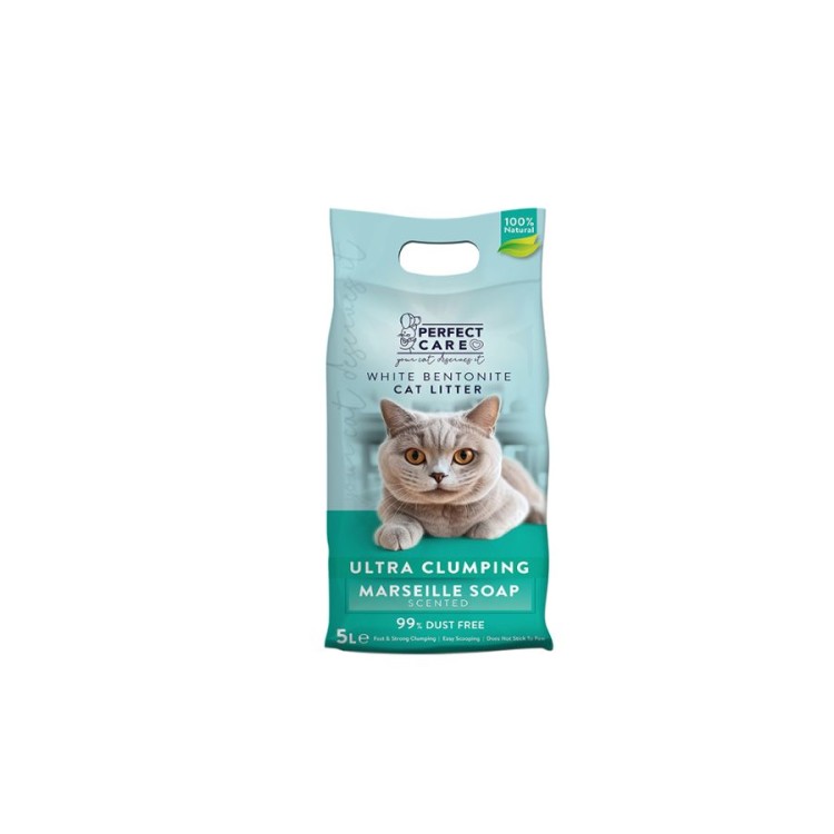 PERFECT CARE ΑΜΜΟΣ ΓΑΤΑΣ ΜΠΕΤΟΝΙΤΗΣ MARSEILLE SOAP 5lt PERFECT CARE ΑΜΜΟΣ ΓΑΤΑΣ ΜΠΕΤΟΝΙΤΗΣ MARSEILLE SOAP 5lt