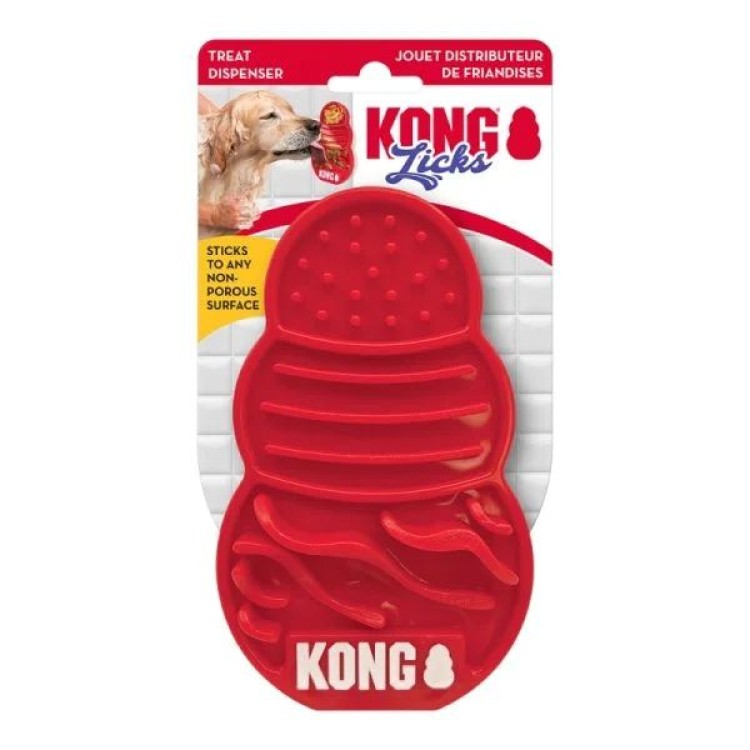 KONG LICKS ΠΑΙΧΝΙΔΙ ΣΚΥΛΟΥ LARGE ΚΟΚΚΙΝΟ