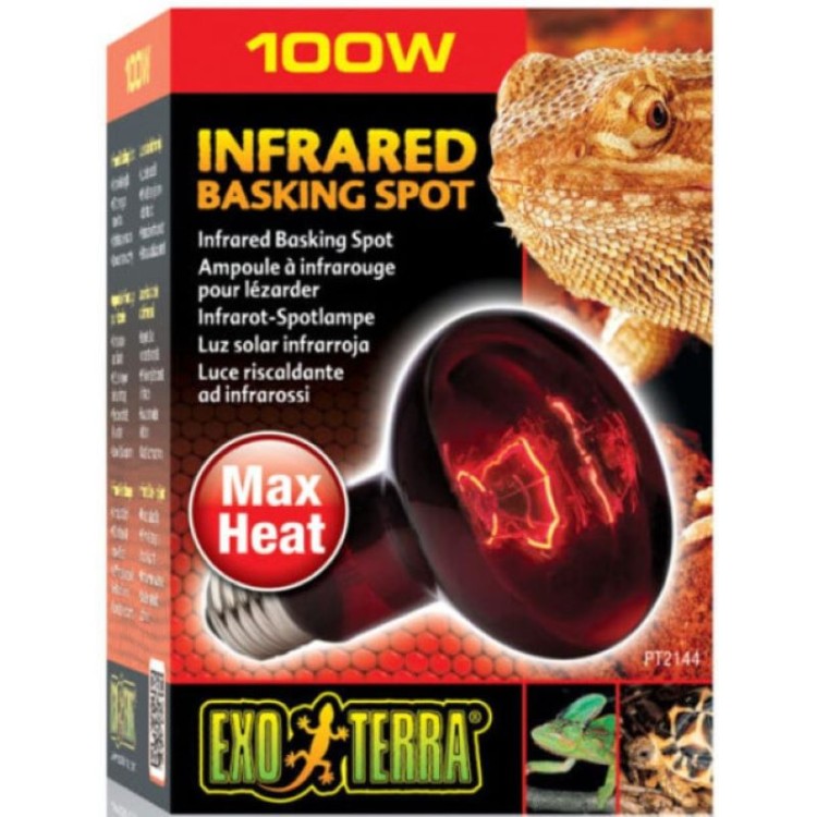 EXO TERRA HEAT GLO INFRARED BASKING SPOT 100W