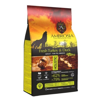AMBROSIA GRAIN FREE ADULT ALL BREEDS TURKEY AND DUCK 12g