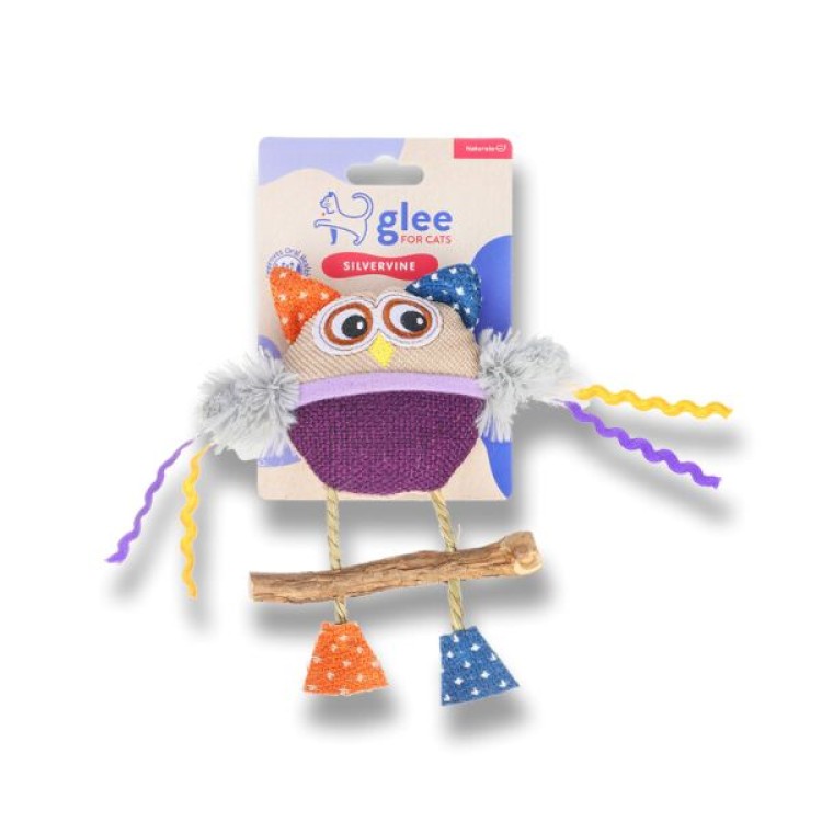 GLEE NATURAL SILVERVINE OWL ΜΕ CATNIP ΠΑΙΧΝΙΔΙ ΓΑΤΑΣ 17CM
