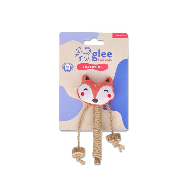GLEE NATURAL SILVERVINE FOX ΜΕ CATNIP ΠΑΙΧΝΙΔΙ ΓΑΤΑΣ 14.5cm