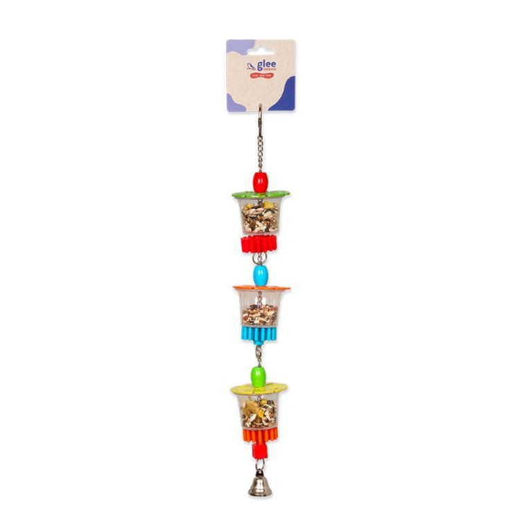 GLEE CHEERS PARROT ΚΡΕΜΑΣΤΟ ΠΑΙΧΝΙΔΙ ΠΤΗΝΩΝ 46cm