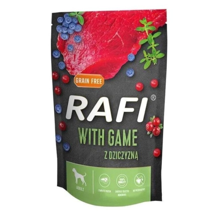 RAFI ADULT DOG WET FOOD ΚΥΝΗΓΙ BLUEBERRY AND CRANBERRY ΠΑΤΕ ΦΑΚΕΛΑΚΙ 500GR RAFI ADULT DOG WET FOOD ΚΥΝΗΓΙ BLUEBERRY AND CRANBERRY ΠΑΤΕ ΦΑΚΕΛΑΚΙ 500GR