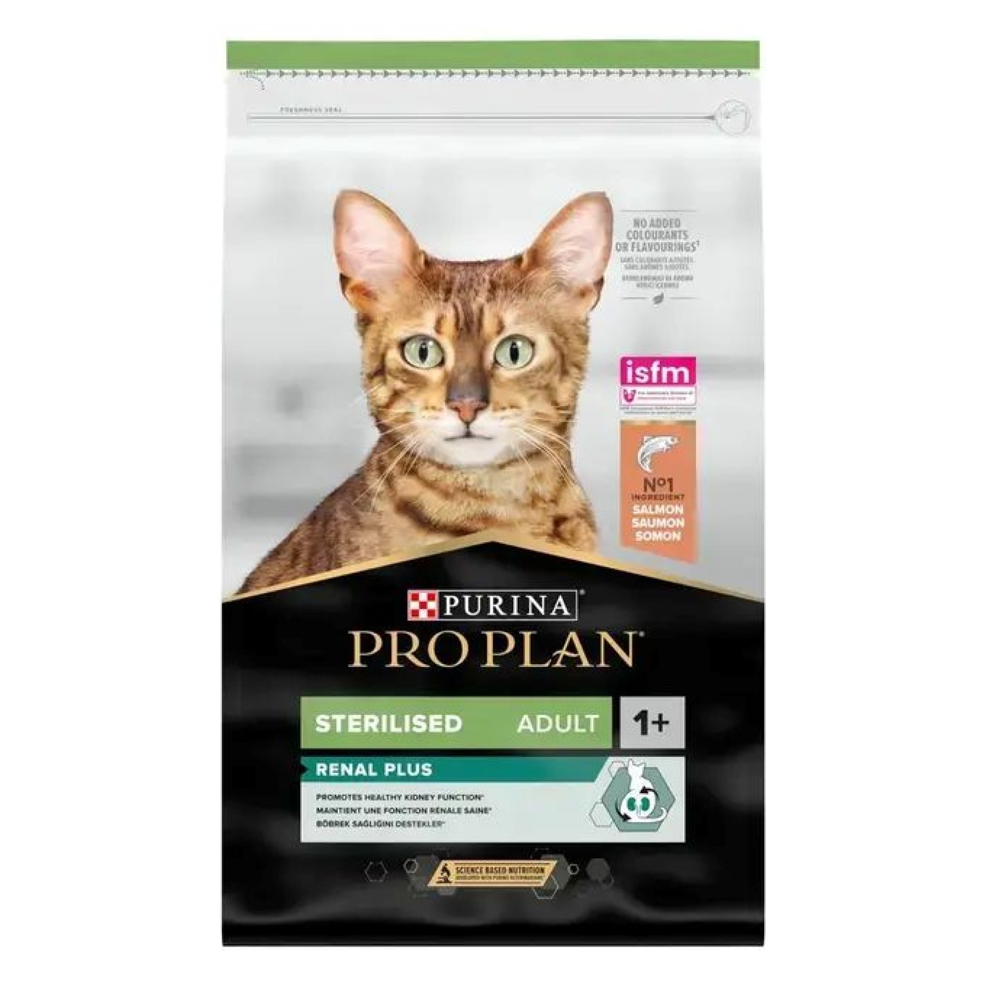 PURINA PROPLAN RENAL PLUS STERILISED ADULT CAT SALMON 1.5kg