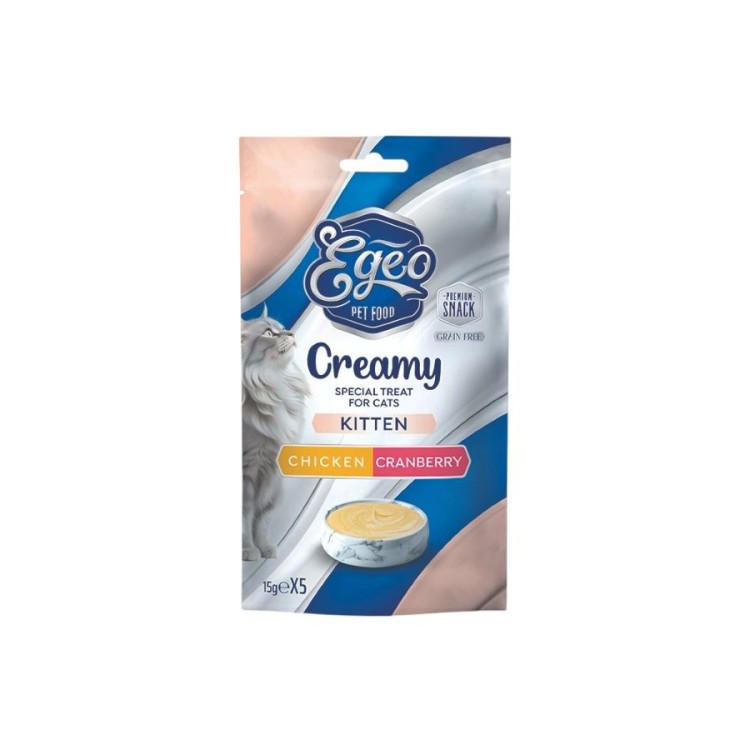 EGEO KITTEN CREAMY ΚΟΤΟΠΟΥΛΟ ΚΑΙ CRANBERRY 75gr