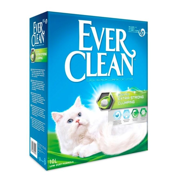 EVER CLEAN EXTRA STRONG SCENTED CLUMPING CAT LITTER 10lt