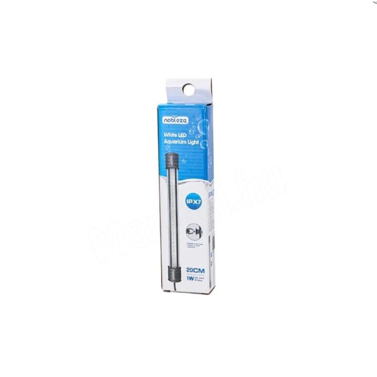 NOBLEZA AQUARIUM WHITE LED LIGHT ΦΩΤΙΣΜΟΣ ΕΝΥΔΡΕΙΟΥ ΛΕΥΚΟ 20CM 1W