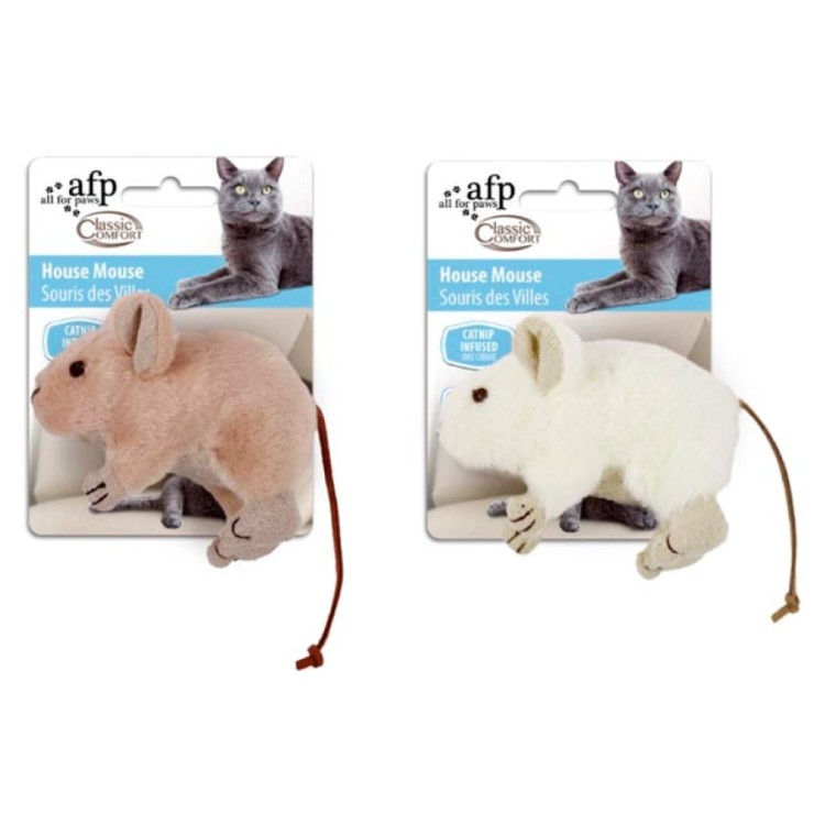 AFP ΠΑΙΧΝΙΔΙ ΓΑΤΑΣ CLASSIC COMFORT HOUSE MOUSE ΜΕ CATNIP 10cm