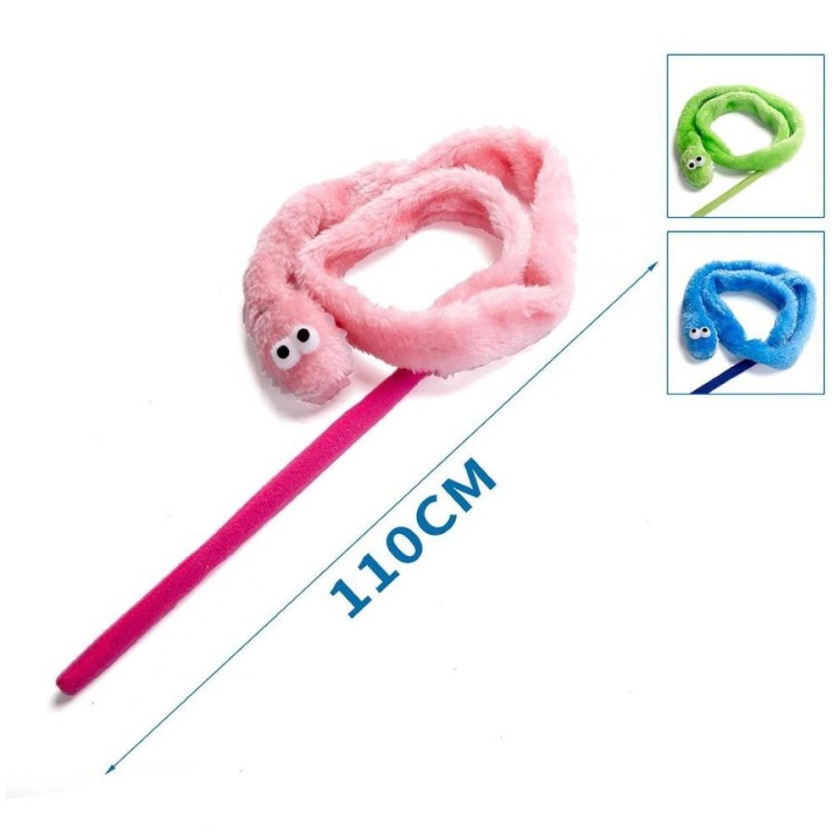 NOBLEZA CAT TOY SNAKE SHAPE STICK 110cm