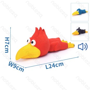 NOBLEZA ΠΑΙΧΝΙΔΙ ΣΚΥΛΟΥ LATEX TUCAN ΜΕ ΗΧΟ NOBLEZA ΠΑΙΧΝΙΔΙ ΣΚΥΛΟΥ LATEX TUCAN ΜΕ ΗΧΟ