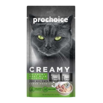 PROCHOICE SUPER PREMIUM ADULT CAT WET FOOD CREAMY ΚΟΤΟΠΟΥΛΟ ΚΑΤΣΙΚΙΣΙΟ ΓΑΛΑ ΚΑΙ ΣΤΡΕΙΔΙ 4pcs x15gr PROCHOICE SUPER PREMIUM ADULT CAT WET FOOD CREAMY ΚΟΤΟΠΟΥΛΟ ΚΑΤΣΙΚΙΣΙΟ ΓΑΛΑ ΚΑΙ ΣΤΡΕΙΔΙ 4pcs x15gr