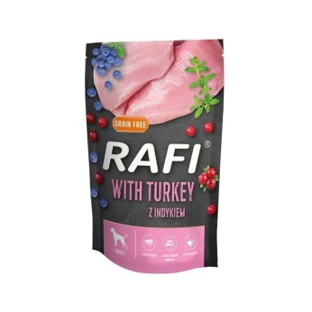 RAFI ADULT DOG WET FOOD ΓΑΛΟΠΟΥΛΑ BLUEBERRY AND CRANBERRY ΠΑΤΕ ΦΑΚΕΛΑΚΙ 500gr
