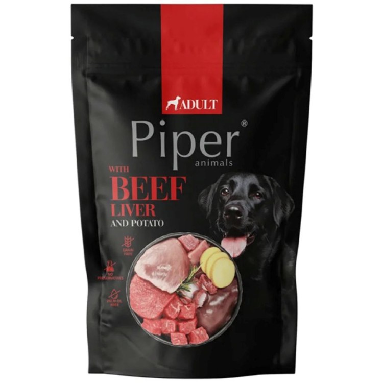 PIPER ADULT DOG WET FOOD ΣΥΚΩΤΙ ΒΟΔΙΝΟΥ ΚΑΙ ΠΑΤΑΤΑ ΦΑΚΕΛΑΚΙ 500gr