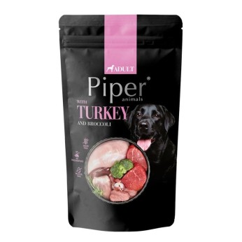 PIPER ADULT DOG WET FOOD ΓΑΛΟΠΟΥΛΑ ΚΑΙ ΜΠΡΟΚΟΛΟ ΦΑΚΕΛΑΚΙ 500gr