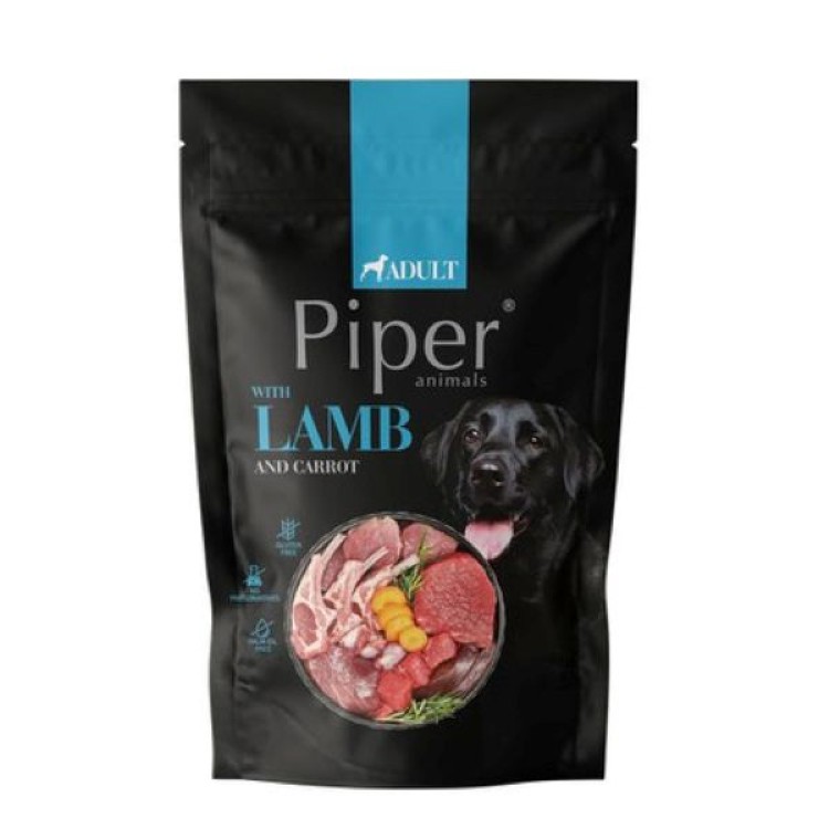 PIPER ADULT DOG WET FOOD ΑΡΝΙ KAI ΚΑΡΟΤΟ ΦΑΚΕΛΑΚΙ 500gr PIPER ADULT DOG WET FOOD ΑΡΝΙ KAI ΚΑΡΟΤΟ ΦΑΚΕΛΑΚΙ 500gr