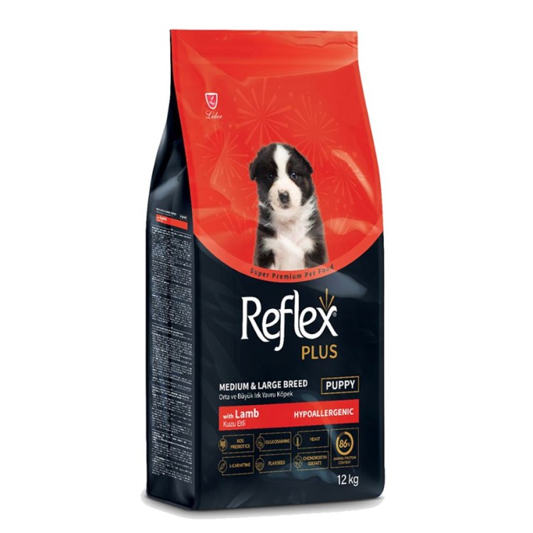 REFLEX PLUS HYPOALLERGENIC MEDIUM MAXI JUNIOR DOG ΑΡΝΙ 12kg REFLEX PLUS HYPOALLERGENIC MEDIUM MAXI JUNIOR DOG ΑΡΝΙ 12kg
