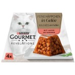 PURINA GOURMET REVELATIONS FINE CUTS ADULT CATS ΚΟΜΜΑΤΑΚΙΑ ΣΟΛΟΜΟΥ ΣΕ ΖΕΛΕ 4x57gr PURINA GOURMET REVELATIONS FINE CUTS ADULT CATS ΚΟΜΜΑΤΑΚΙΑ ΣΟΛΟΜΟΥ ΣΕ ΖΕΛΕ 4x57gr