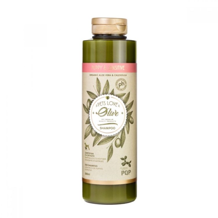 PQP OLIVE ORGANIC SHAMPOO  PUPPY SENSITIVE 500ml