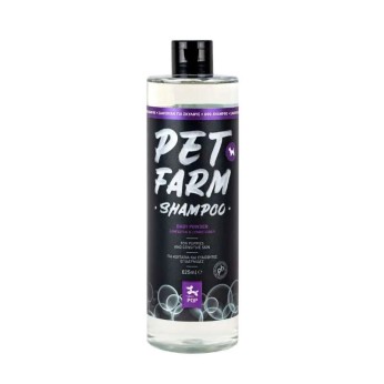 PQP PET FARM SHAMPOO AND CONDITIONER ΣΚΥΛΟΥ BABY POWDER 625ml