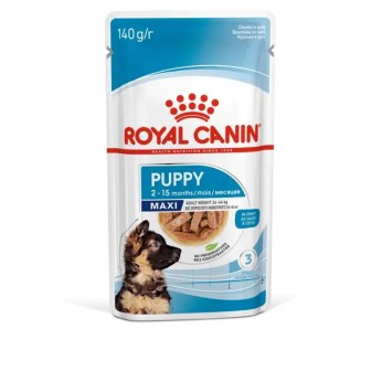 ROYAL CANIN PUPPY DOG MAXI CHUNKS IN GRAVY POUCH 10x140gr ROYAL CANIN PUPPY DOG MAXI CHUNKS IN GRAVY POUCH 10x140gr