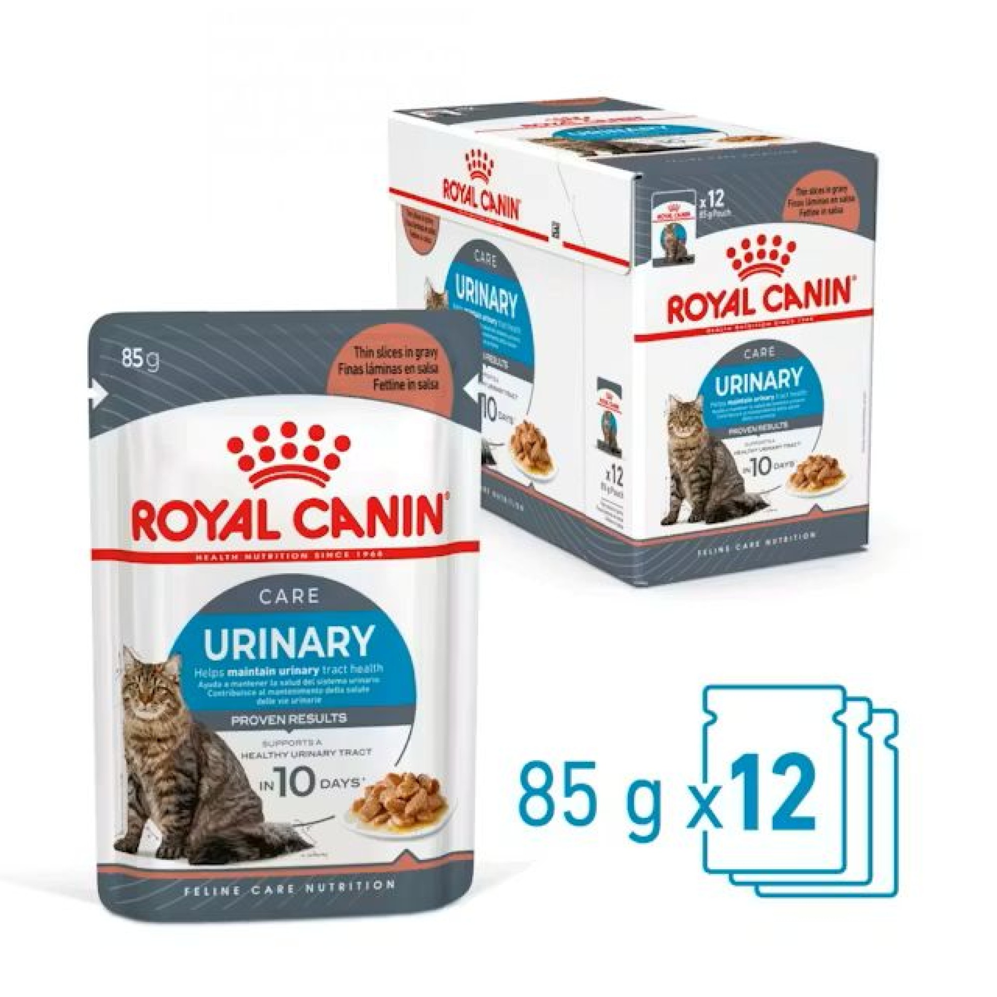 ROYAL CANIN ADULT CAT URINARY CARE THIN SLICES IN GRAVY 12x85gr