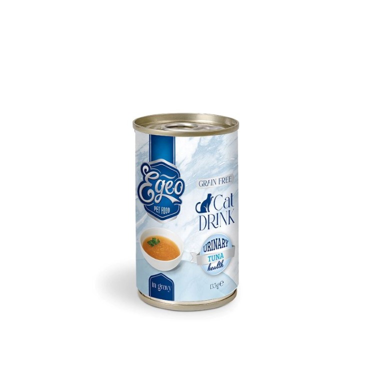EGEO ADULT CAT GRAIN FREE DRINK URINARY TUNA IN GRAVY 135gr EGEO ADULT CAT GRAIN FREE DRINK URINARY TUNA IN GRAVY 135gr