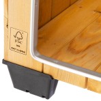 FERPLAST KENNEL BAITA 80 ΣΠΙΤΑΚΙ ΣΚΥΛΟΥ ΞΥΛΙΝΟ 95.5x65x65.5cm