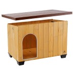 FERPLAST KENNEL BAITA 80 ΣΠΙΤΑΚΙ ΣΚΥΛΟΥ ΞΥΛΙΝΟ 95.5x65x65.5cm
