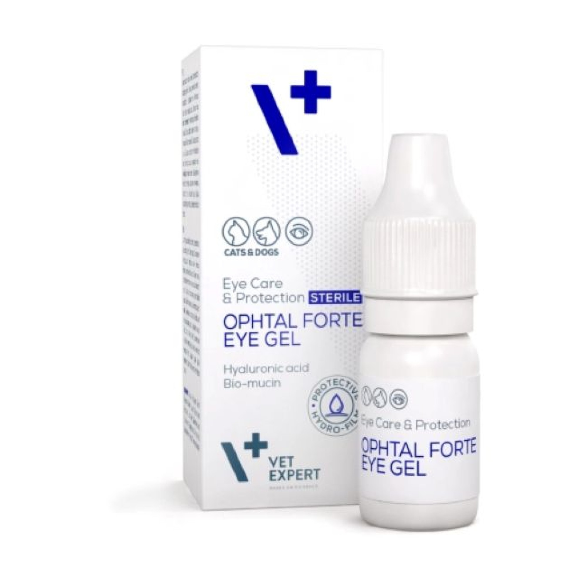 VET EXPERT OPHTAL FORTE EYE GEL ΟΦΘΑΛΜΙΚΕΣ ΣΤΑΓΟΝΕΣ ΣΕ ΜΟΡΦΗ ΤΖΕΛ ΓΙΑ ΣΚΥΛΟ ΚΑΙ ΓΑΤΑ 7ml