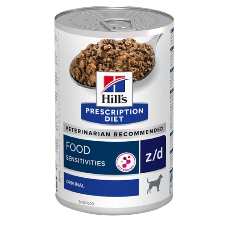 HILL'S PRESCRIPTION DIET Ζ/D FOOD SENSITIVITIES CARE ADULT DOG WET FOOD CAN 370gr