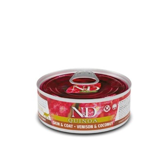 ND QUINOA ADULT CAT SKIN AND COAT WET FOOD ΚΙΝΟΑ ΕΛΑΦΙ ΚΑΙ ΚΑΡΥΔΑ 80gr