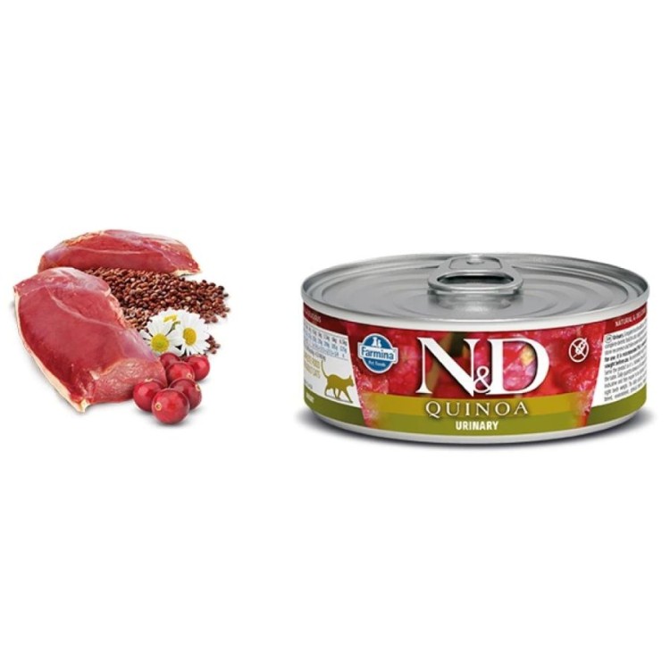 ND QUINOA ADULT CAT URINARY CARE WET FOOD 80gr