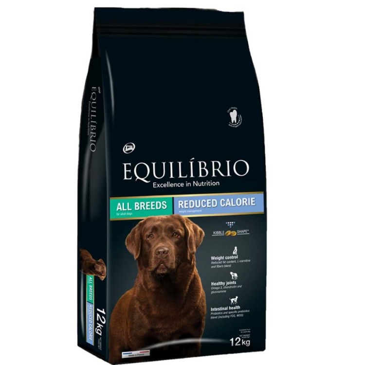 EQUILIBRIO ADULT DOG REDUCED CALORIES ALL BREEDS 12kg
