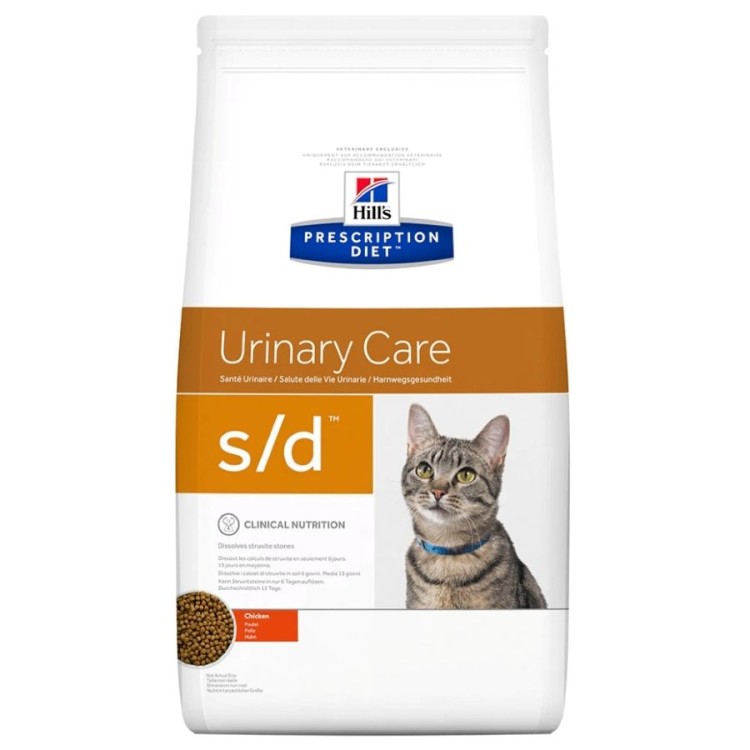 HILL'S PRESCRIPTION DIET S/D URINARY CARE ADULT CAT 1.5kg