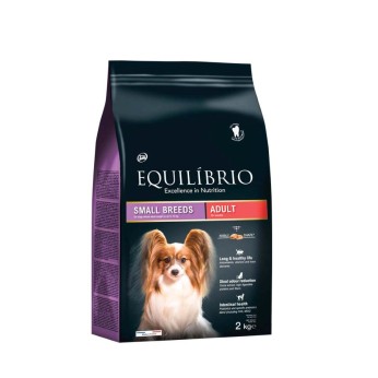 EQUILIBRIO ADULT DOG SMALL BREEDS ΜΕ ΠΟΥΛΕΡΙΚΑ 2kg