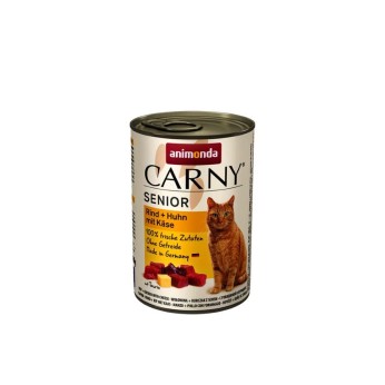 ANIMONDA CARNY GRAIN FREE SENIOR CAT WET FOOD ΜΟΣΧΑΡΙ ΚΟΤΟΠΟΥΛΟ ΚΑΙ ΤΥΡΙ 400gr