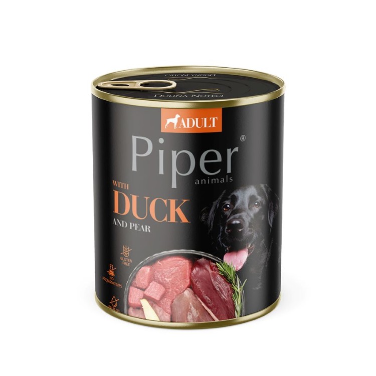 PIPER ADULT DOG WET ΠΑΠΙΑ ΚΑΙ ΑΧΛΑΔΙ 800gr