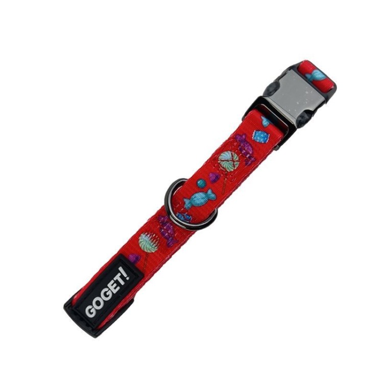 GO GET DOG COLLAR CARAMELS AND LOLLIPOPS SMALL 1.5 x 25 ΕΩΣ 40cm