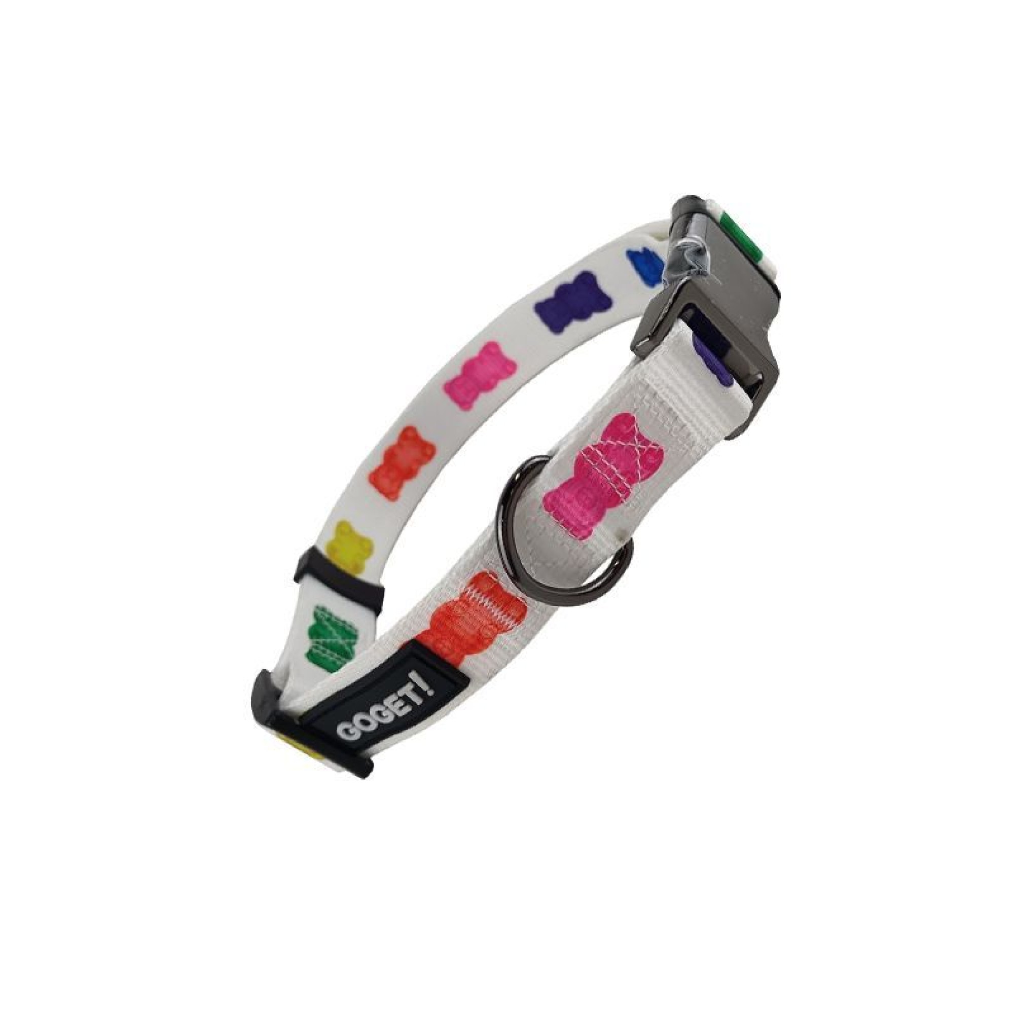 GO GET DOG COLLAR GUMMY BEAR SMALL 1.5 x 25 ΕΩΣ 40cm