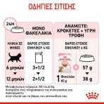 ROYAL CANIN SIZE HEALTH NUTRITION STERILISED KITTEN CAT CHUNKS IN GRAVY POUCH 12X85gr ROYAL CANIN SIZE HEALTH NUTRITION STERILISED KITTEN CAT CHUNKS IN GRAVY POUCH 12X85gr