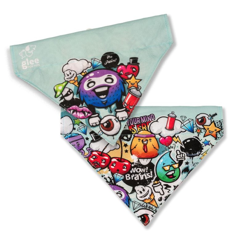GLEE PLATINUM GHOST CITY ΜΠΑΝΤΑΝΑ ΣΚΥΛΟΥ XSMALL SMALL 15,5x13x3,5cm